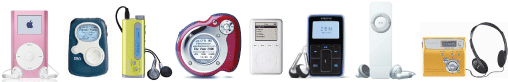 Recycle Ipods, MP3 players, Rio, Dell, Zen, iRiver, Lyra & Sony